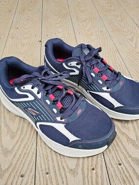 Skechers Mens Go Run Consistent 220866 Navy Running Shoes Sneakers Size 9WW